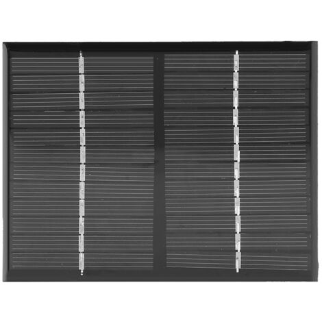 Panneau solaire polycristallin 1,5W 12V classe A avec pinces crocodile pour projets DIY (1/5)