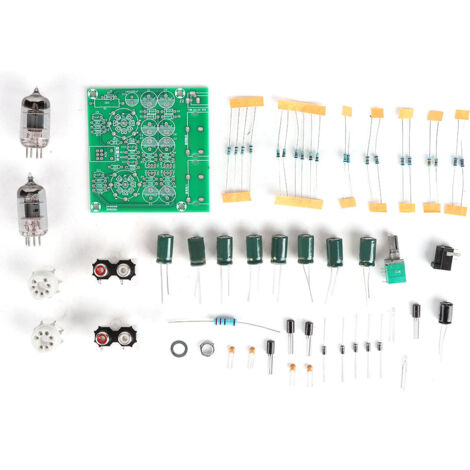 Kit DIY Préamplificateur à Tubes 6J1, Carte Stéréo Buffer pour Effets Audio (1/5)
