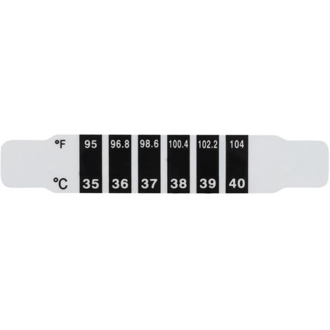 Thermomètre frontal réutilisable pour bébé - Bandes de température précises et rapides (1/5)