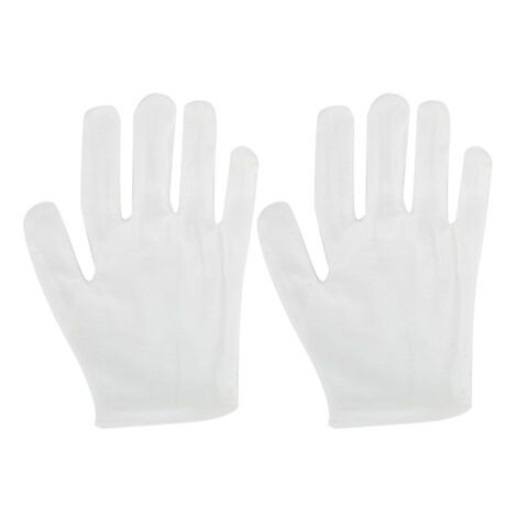 12 Paires de Gants en Coton Pur Respirants et Confortables pour Travail Précision (1/5)