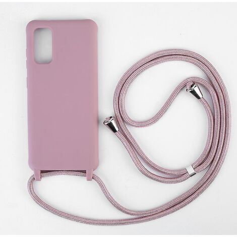 or Rose ,collier Pour Samsung Galaxy S22 Coque Silicone Liquide Bumper Housse Galaxy S22 Lanire Avec Cordon Rglable Longueur Chane Lanyard Case Ho (1/5)