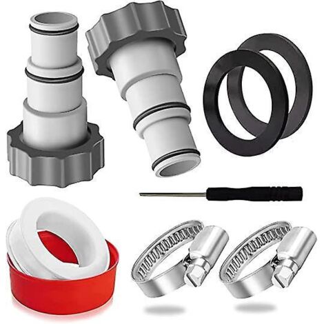 adaptateur Tuyau Piscine 32 38,adaptateur Tuyau Pompe Piscine,adaptateur Piscine 38mm,raccord Tuyau Piscine Intex,adaptateur Piscine Intex 32 38,r (1/5)