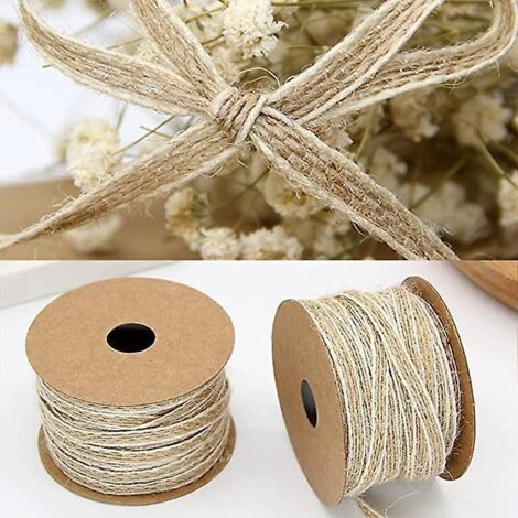 lot De 2 Rouleaux De Ficelle De Jute Pour Dcoration De Mariage 0.5cm10m (1/5)