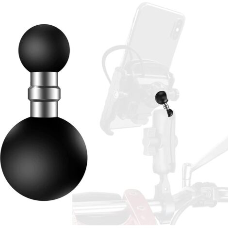 mount Moto Adaptateur De Balle Double Tte 17 Mm Arms De Montage Double Boule Compatible Avec Ram Dual Socket Rotule Support Gps Moto Accessoire (1/5)