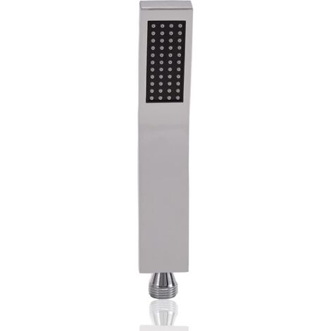 pommeau De Douche Main En Laiton Pommeau Douche Anti Calcaire Conome En Eau - Haute Pressionstyle L Argent, Finition Chrome (1/5)