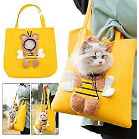 sac Bandoulire Pour Chien Et Chat,sling Sac De Transport Pour Chat,sac De Transport Scuris Pour Animaux Domestiques,petit Animal De Compagnie Port (1/5)