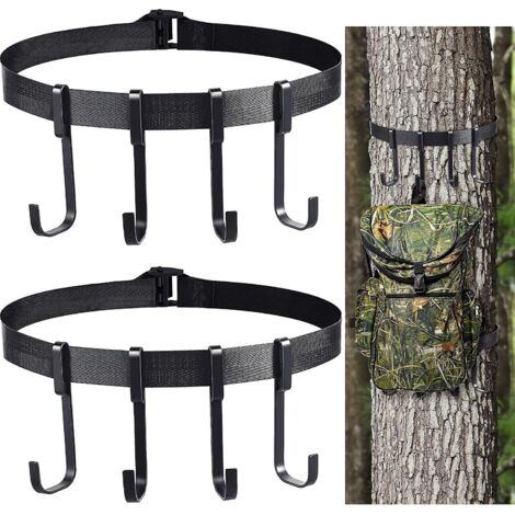 support D'accessoires Multi-crochets En Treillis 8 Pices (avec 2 Sangles Antidrapantes), Accessoire De Suspension En Treillis Crochet En Treillis (1/5)