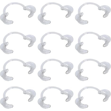 dispositif D'ouverture De 12 Pices (taille 118 90 20 Mm), Outil Dentaire Transparent En Forme De C, Dispositif De Rtraction Du Menton Pour Les (1/5)