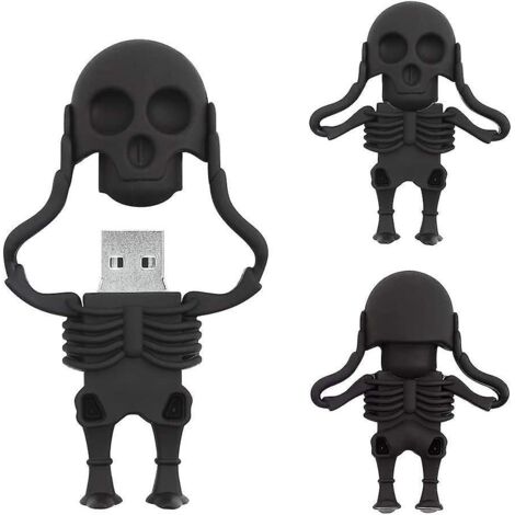 noir 32 Go Usb Flash Drive Dessin Anim Crne En Forme De Mmoire Stick Roman Pen Drive Cool Usb Drive Cadeau Magique (1/5)