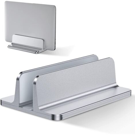 support Ordinateur Portable Vertical, Support Pc Portable En Aluminium Rglable Bureau Laptop Stand Pour Macbook Pro/air, Ipad, Surface, Hp, Lenovo (1/5)
