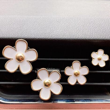 dcoration De La Grille D'aration Intrieure, Set De 2 X 8 Clips Motif Marguerite/animal Qui Mettent Un Parfum Agrable (1/5)