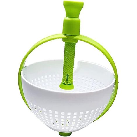 essoreuse Salade, Laveuse Et Scheuse Laitue Manuelle Essoreuse Ptes Et Frites Avec Poigne Rotative Essoreuse Laitue Multi-usage Rapide Et Faci (1/5)