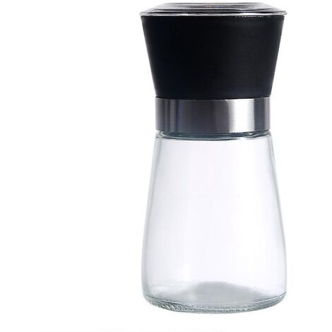 moulin Sel Et Poivre, 1 Pice Noir Moulin Pices, Outil Idal Pour La Cuisine (1/5)