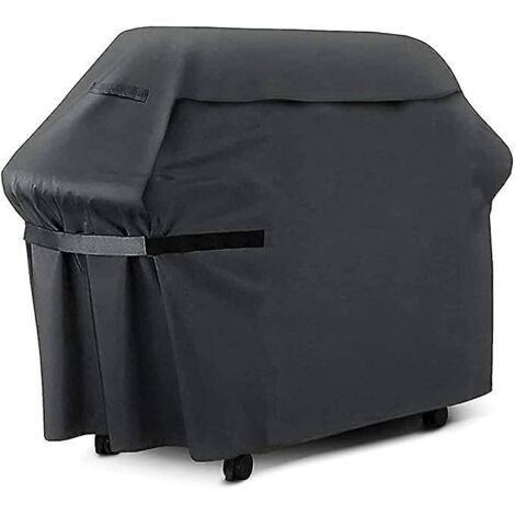 housse De Barbecue En Tissu Oxford Impermable (58x24x46 Pouces/145x61x117cm) Protection De Barbecue De Jardin Extrieur, Coupe-vent, Tanche L'humi (1/5)