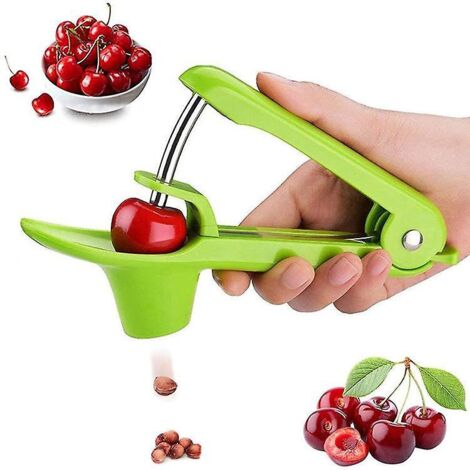 dnoyauteur De Cerises 1 Dnoyauteur Vert, Pour Dnoyauter Les Cerises, Les Olives Et Les Prunes (1/5)