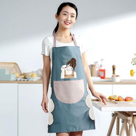 tablier De Cuisine Impermable Et Ajustable Pour Enfants, 1 Pice Avec Poches, Convient Aux Filles Et Aux Garons, Tablier De Cuisine, Tablier De Jar (1/5)