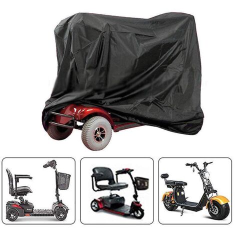 housse De Scooter Mobile (190 X 71 X 117 Cm), Housse De Rangement Pour Fauteuil Roulant Impermable Et Rsistante Oxford, Avec Sac De Rangement, Ada (1/5)