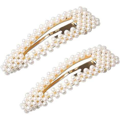 pingle  Cheveux Pour Femme 2 Pices (or), Accessoires En Pingle  Cheveux De Type Boucle Pingle  Cheveux En Perle De Marie (1/5)