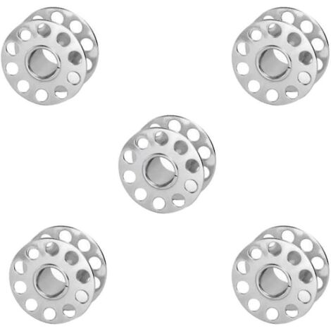 5 Bobines De Machine  Coudre, Bobines De Machine  Coudre En Mtal, Bobines Creuses De Taille Universelle