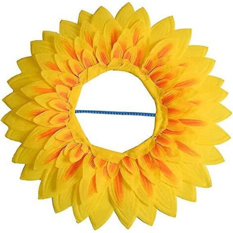 couvre-chef De Tournesol (couvre-chef De Style Tudiant De 45 Cm), Accessoires De Performance Amusants, Chapeaux De Tournesol Pour Soires Dansantes