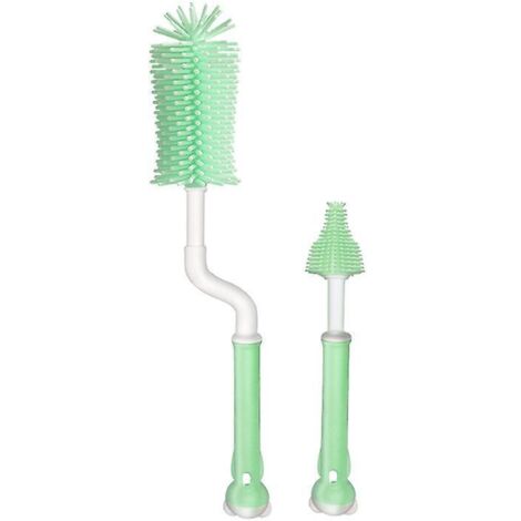 anti-rayures Goupillon Pour Bouteilles, Ttine Et Vaisselle, Brosse Pour Biberon Et Accessoires, Sans Bpa (1/5)
