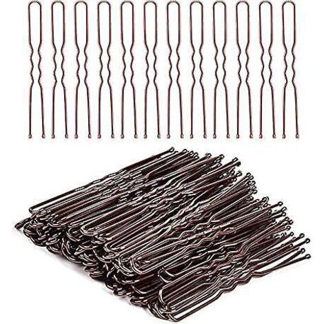 pingle Cheveux,epingle A Cheveux Pince Chignon,epingle Cheveux Femme 50pices Scuris Pinces Cheveux Pour Femmes Filles Et Salon De Coiffure (en F (1/5)