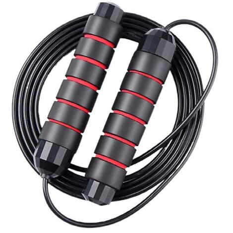 corde De Saut, Corde De Saut De Fitness Pour Adultes Et Enfants, Corde De Saut De Vitesse Pour Exercice, Poignes Idales Pour L'exercice Arobie Com (1/3)