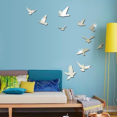 autocollants Anti-collision Pour Baies Vitres (11 Oiseaux) - Evitent Les Chocs D'oiseaux Ou Heurts De Personnes Sur Les Fentres- Sabl (1/5)