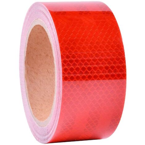 ruban Rflchissant, Haute Visibilit Autocollants Rflchissants, Bande De Scurit Auto-adhsive Pour Camions De Voiture Remorque De Camping Car Quilibr (1/5)