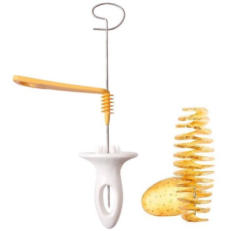 1 Pices Coupe-pommes De Terre En Spirale, Acier Inoxydable Coupe Pommes De Terre, Coupe-pure En Spirale, Coupe Pommes De Terre En Spirale Pour Car (1/5)