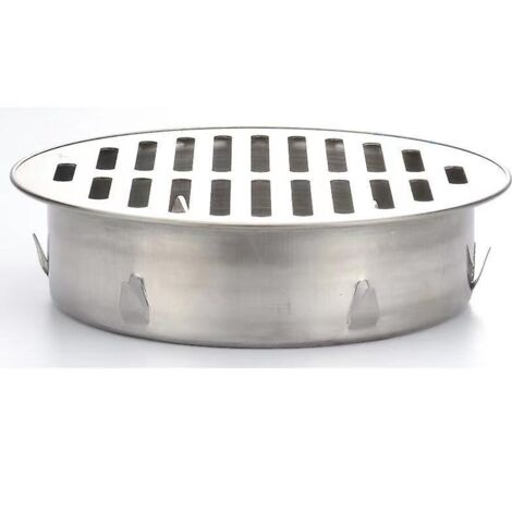 110mm201couvercle De Vidange Amovible En Acier Inoxydable - Pour Bonde De Douche - Anti-blocage - Pour Extrieur - Pour Balcon, Cour (1/5)