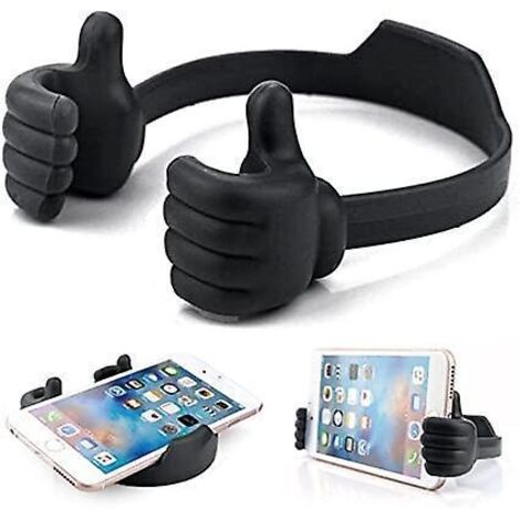 (noire)thumbs Up Support Telephone Bureau, Universel Flexible Porte Telephone Bureau, Tlphone Portable Support Tlphone Table Pour Iphone Ipad Sams (1/5)