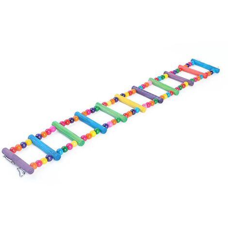 jouets Pour Oiseaux Pour Perroquet, Chelle, Balanoire, Dressage Pont Arc-en-ciel Pour Perroquets, Perruches, Conures (1/5)