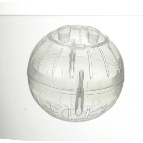 hamster Running Ball, Jouets Pour Rongeurs, Accessoires, Meilleure Alimentation En Air, Plastique, 12 Cm, Blanc Transparent (1/5)