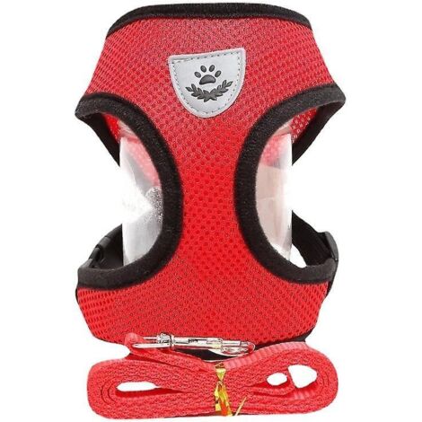 harnais Pour Chat Avec Laisse Gilet Rflchissant Convient Pour 5 - 8 Kgen Nylon Souple Pour Chien Chiot Pour Laisser Courir Des Laisses De Formatio (1/4)