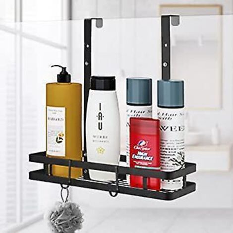(1pcs)etagre De Douche, Organisateur De Douche Adhsif, Etagre De Douche Sans Perage, Support De Douche En Acier Inoxydable 304 Antirouille Avec Po (1/5)