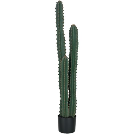 Cactus artificiel géant très réaliste, plante d'intérieur grande taille 18x120 cm, vert décoratif (1/5)