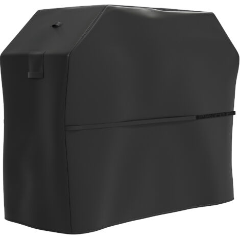 Housse de Protection pour Barbecue Imperméable et Résistante au Vent, Tissu Oxford 600D UPF30+, Dimensions 147x61x122 cm, Couleur Noir (1/5)