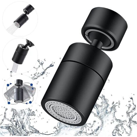 faucet Aerator, 360 Degree Swivel, 2 Modes Adjustable Kitchen Faucet Filter Bubbler For Kitchen Bathroom (1/5)