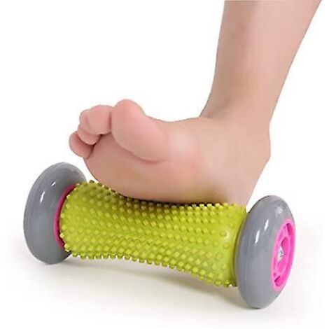 gris ,rouleau De Massage Des Pieds, Acupression Rflexologie Masseur Bton Poignets Avant-bras Exercice Rouleau De Massage Pour La Fasciite Plantair (1/5)
