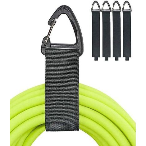 1.516inch, Organisateur De Cbles Pour Rangement (4 Pcs), Sangles Auto-agrippantes Pour Attacher Aux Murs Les Cbles, Les Fils, Les Cordes, Les Tuy (1/5)