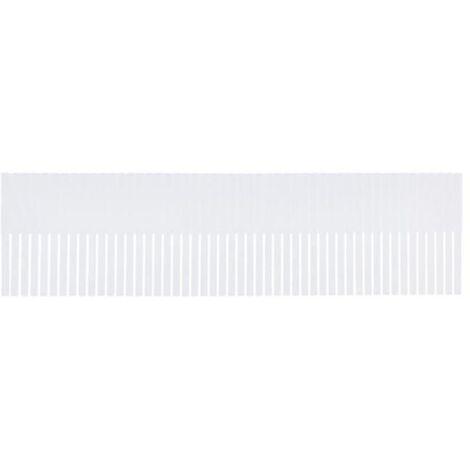 20 Pcs Sparateurs De Tiroir, Organisateur De Tiroir Rglables Pour Sous-vtements, Chaussettes, Maquillage, Fournitures De Bureau, Blanc (1/5)