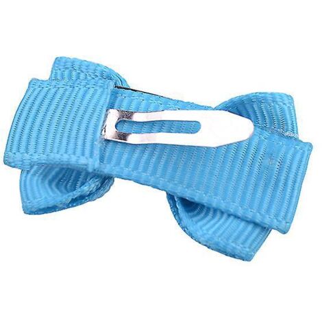 5 Pcs Pince Cheveux Fille Nud, Barrettes Cheveux Nuds Papillon Fille Avec Clips Couverts Multicolore Accessoire Cheveux Bebe Fille En Ruban Gros-g (1/5)