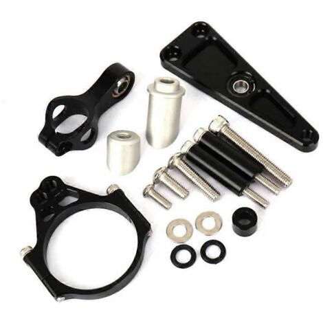Kit de montage amortisseur pour moto Honda, support de stabilisateur noir (1/5)