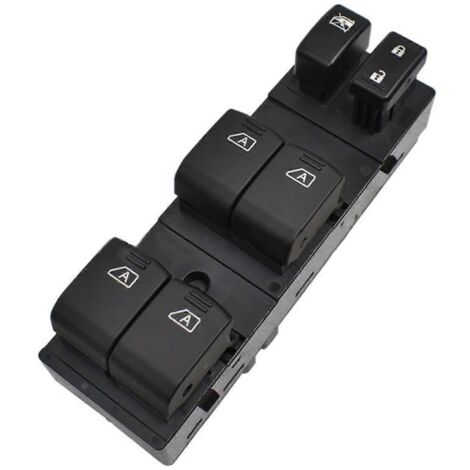 Interrupteur de vitre électrique conducteur gauche pour Infiniti - Noir (1/5)
