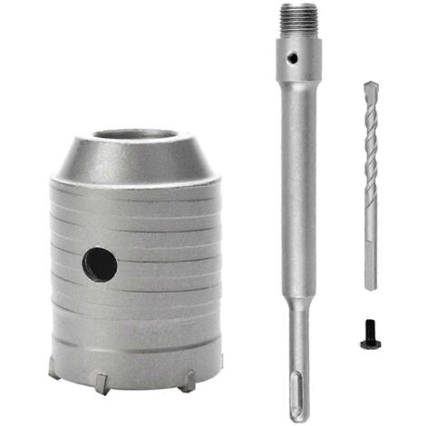 Perceuse à Percussion SDS Plus avec Fraises à Couronnes pour Mur, 55mm - Ensemble d'Outils de Coupe (1/5)