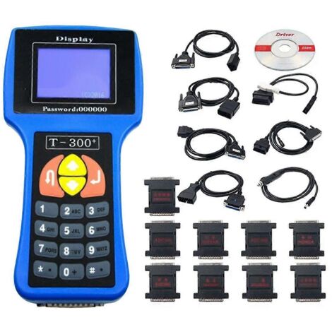 Programmateur de Clés T300 V23.9 - Version Anglaise Bleue pour Voiture