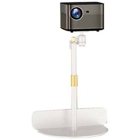 Support de Projecteur Réglable avec Tête de Trépied Blanche - Support Multi-Angle (1/5)