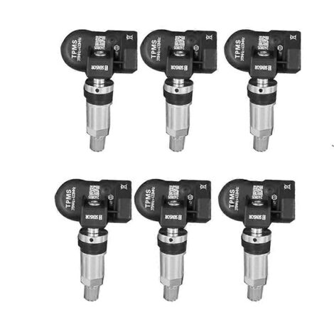 6 Capteurs de Pression Programmable MaxiTPMS pour Outil Autel TS408 - Noir & Argent (1/5)