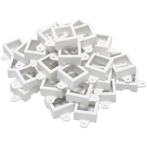 40 Supports de Montage pour Lumières LED Govee Extérieur, Fixations pour Bandes LED - Blanc (1/5)
